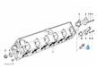 BMW parts diagram with part 07119963130 (Gasket Ring 12x15.5mm) highlighted in the cylinder head assembly
