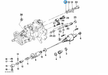 BMW parts diagram with part 07119963130 (Gasket Ring 12x15.5mm) highlighted in the mechanical regulation assembly