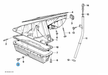 BMW parts diagram with part 11137535106 (Oil Pan Screw Plug – Dipstick / Oil Level Indicator Port) highlighted in the oil pan dipstick assembly