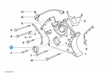 BMW parts diagram with part 11141275466 (Front Crankshaft Seal) highlighted in the lower timing case assembly