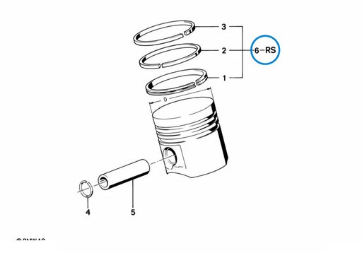 BMW parts diagram with part 11251713179 highlighted in the crankshaft pistons assembly