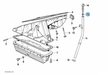 BMW parts diagram with part 11431717666 (O-ring for Dipstick) highlighted in the oil pan dipstick assembly