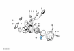 BMW parts diagram with part 11531265084 highlighted in the cooling system thermostat water hoses assembly