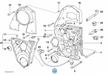 BMW parts diagram showing Pulse Generator (Crank Position Sensor) - M20 / M40 12141720858 in the wheel casing assembly