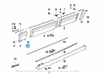 BMW parts diagram with part 17111712963 (Expanding Rivet) highlighted in the m cover for rocker panel wheel arch assembly