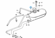 BMW parts diagram with part 17114379047 (Radiator Cap) highlighted in the expansion tank assembly