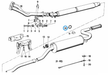 BMW parts diagram with part 18211712838 (Exhaust Hanger) highlighted in the suspension parts exhaust assembly