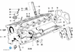 BMW parts diagram with part 61311243414 (Oil Pressure Switch) highlighted in the engine block assembly