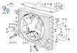 BMW parts diagram with part 61311364272 (Radiator Temperature Switch) highlighted in the climate capacitor additional blower assembly
