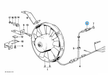BMW parts diagram with part 61311364272 (Radiator Temperature Switch) highlighted in the electric additional fan assembly