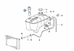 BMW parts diagram with part 61311378320 (Expansion Tank Coolant Level Switch - E30 / E28 / E34) highlighted in the expansion tank assembly